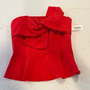 Elegant Red Women's Top